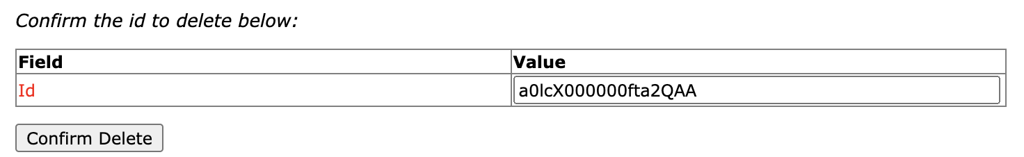 Delete attendance record